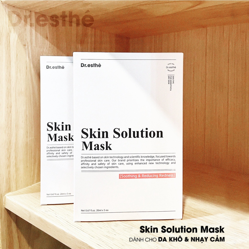 Dr esthe Mặt Nạ Skin Solution Mask 5x20ml (CTY) - Hộp