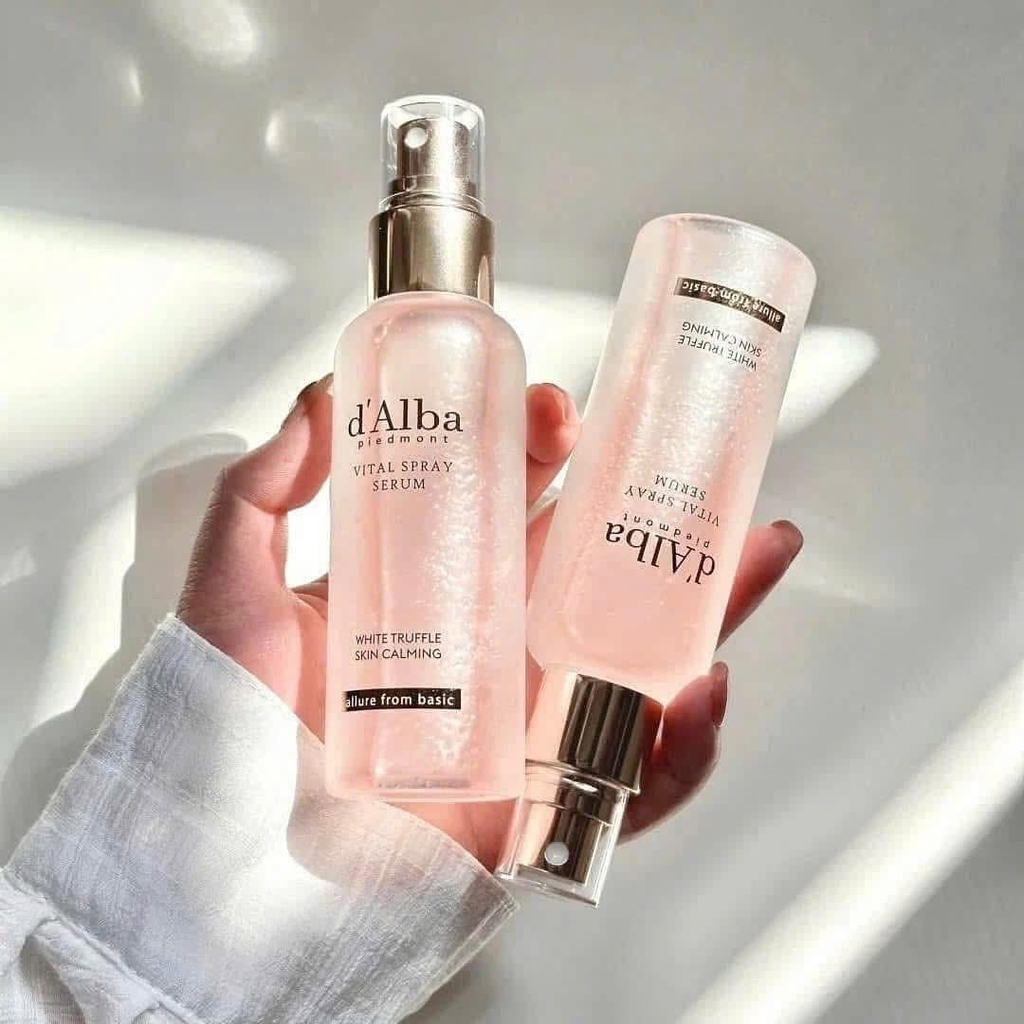 Dalba Xịt Dưỡng White Truffle Vital Spray Serum 100ml (CTY) - Màu Hồng