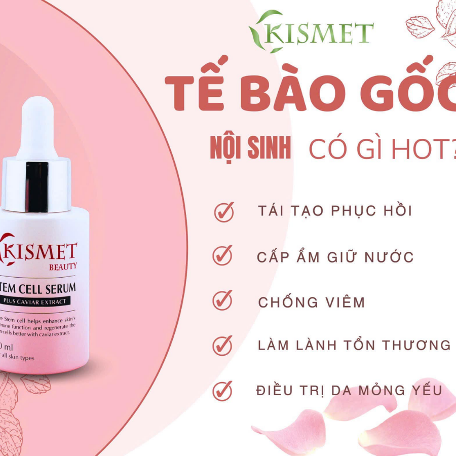 Kismet Tế Bào Gốc Phục Hồi 30ml- Màu Hồng (Cty)