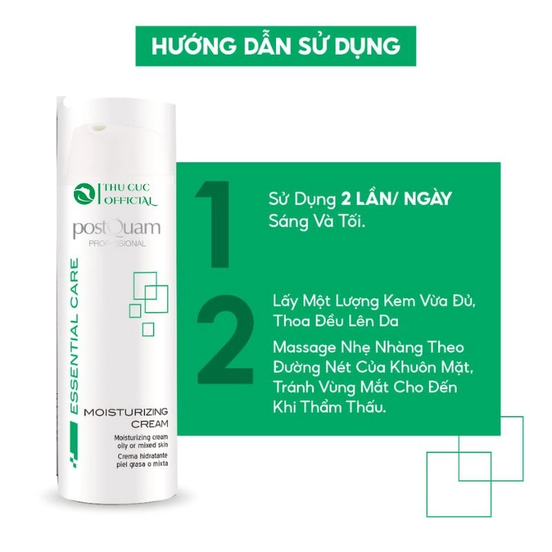Kem Dưỡng Ẩm Kiềm Dầu Postquam Professional Moisturizing Cream(Q65) 50Ml Cty