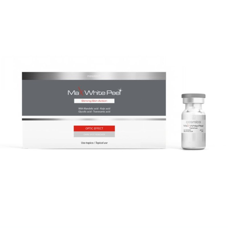 Mesotech Max White Peel Căng Bóng Trắng Sáng Da Lọ Lẻ 5Ml (Cty)