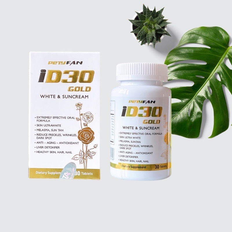 Petyfan iD30 Gold White & Suncream 30 viên (CTY)