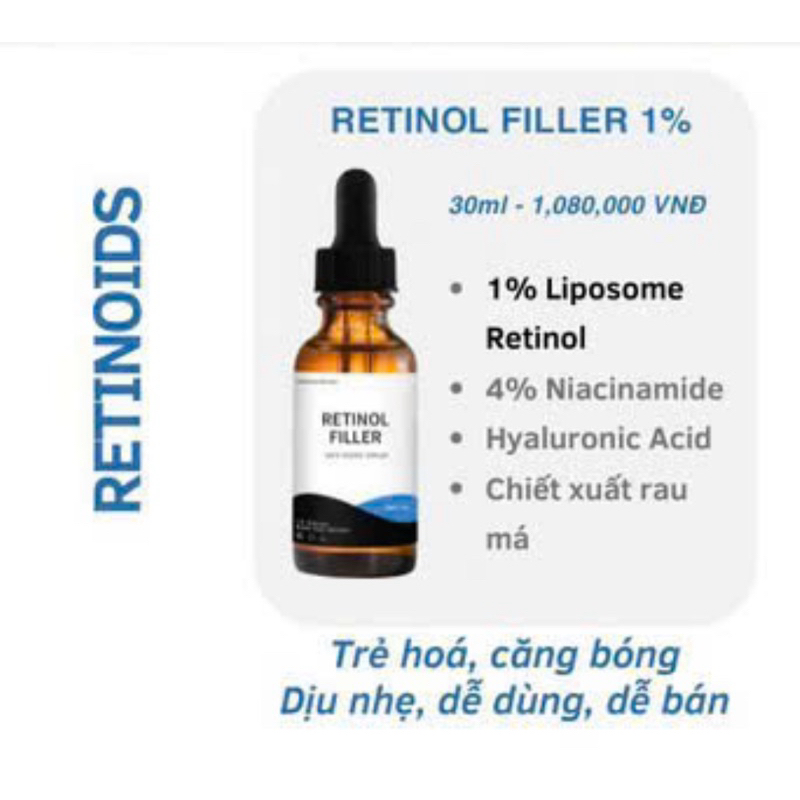 Radiance Beauva Vital A Retinol Filler 30Ml (Cty)