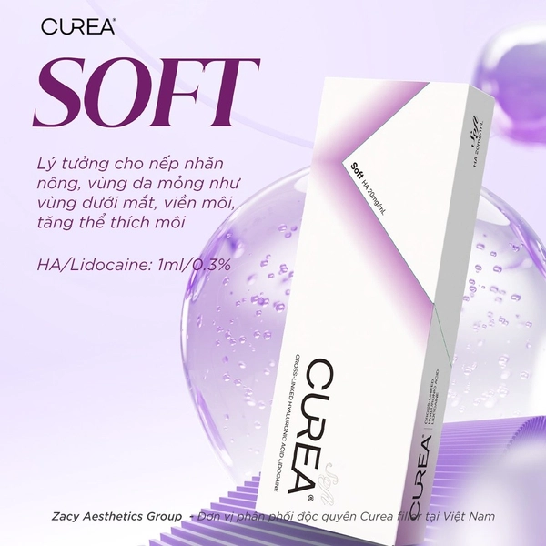 Deep CUREA Soft Mềm, Chất làm đầy da 20mg - màu Tím (CTY)