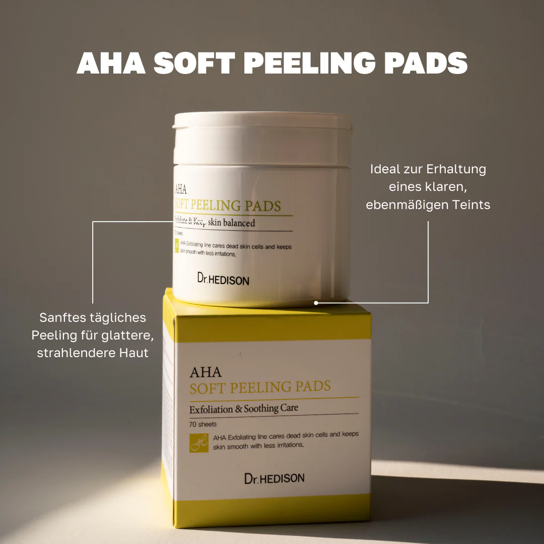 Dr Hedison AHA Soft Peeling Pads 70 miếng 150g (Cty)