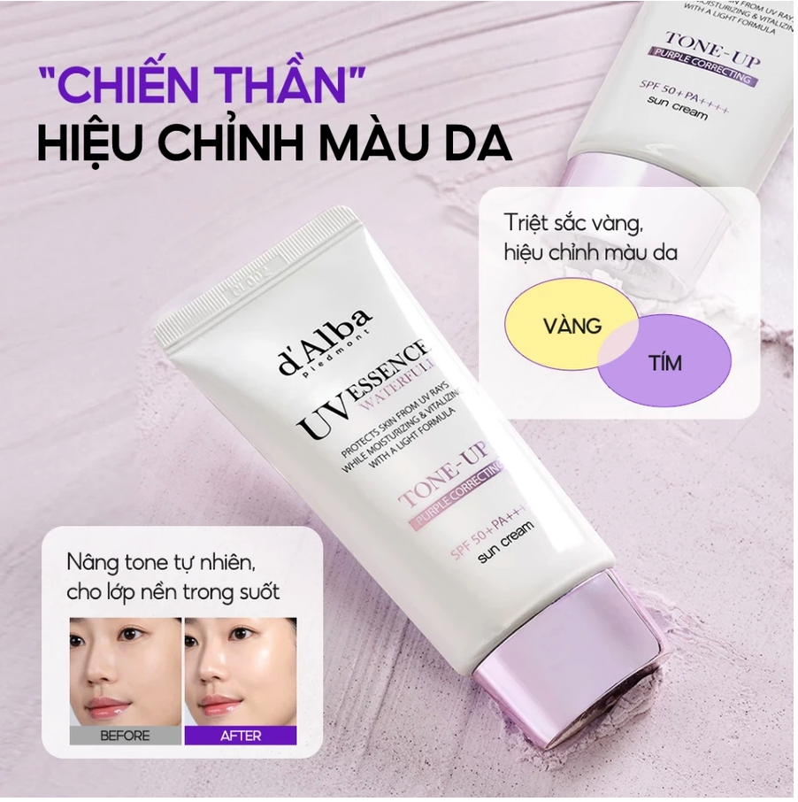 Dalba Kcn Nâng Tông Màu Tím 50Ml (Cty)