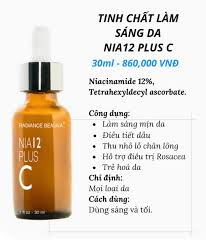 Radiance Beauva Nia 12 Plus C Tinh Chất Làm Sáng Da, Mờ Thâm 30Ml (Cty)