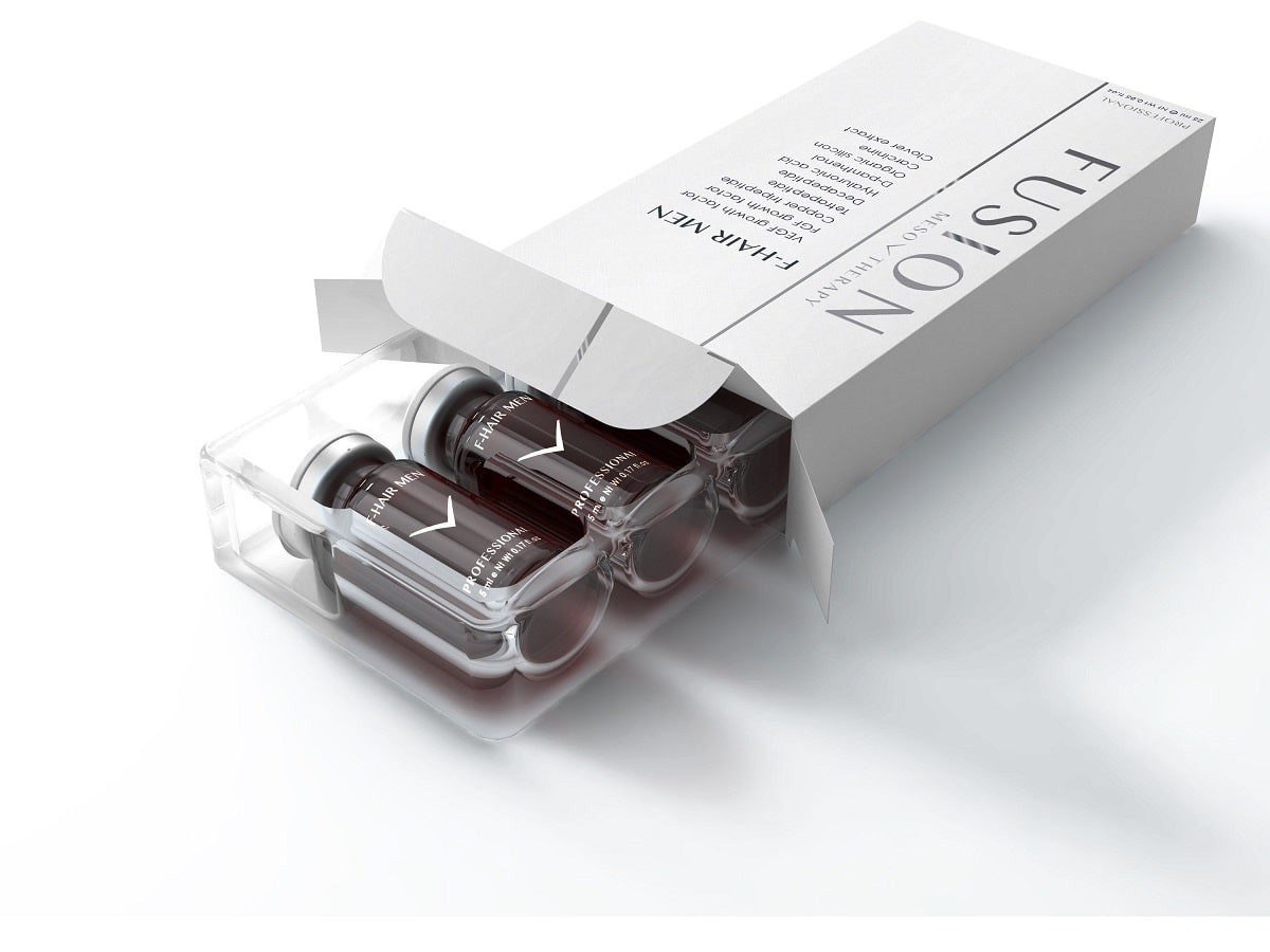 Fusion Meso F-Hair Men Hỗ Trợ Điều Trị Rụng Tóc, Phục Hồi Tóc (5X5Ml) CTY