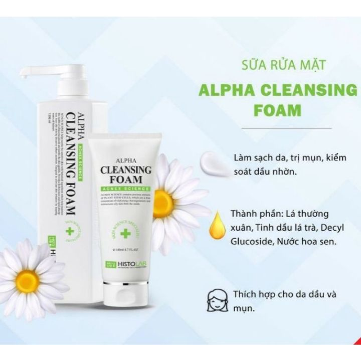 Histolab Srm Alpha Cleansing Foarm Da Dầu 1200Ml (Cty)