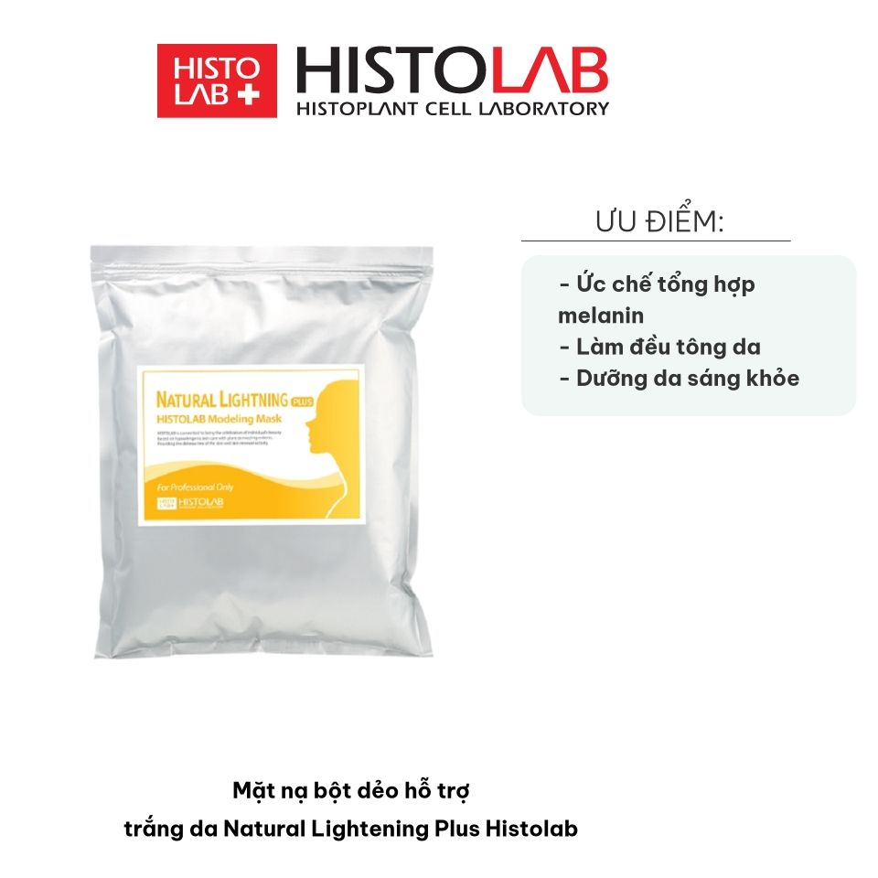 Histolab Mặt Nạ Dẻo Natural Lightening Sáng Da 1Kg -Cam (Cty)