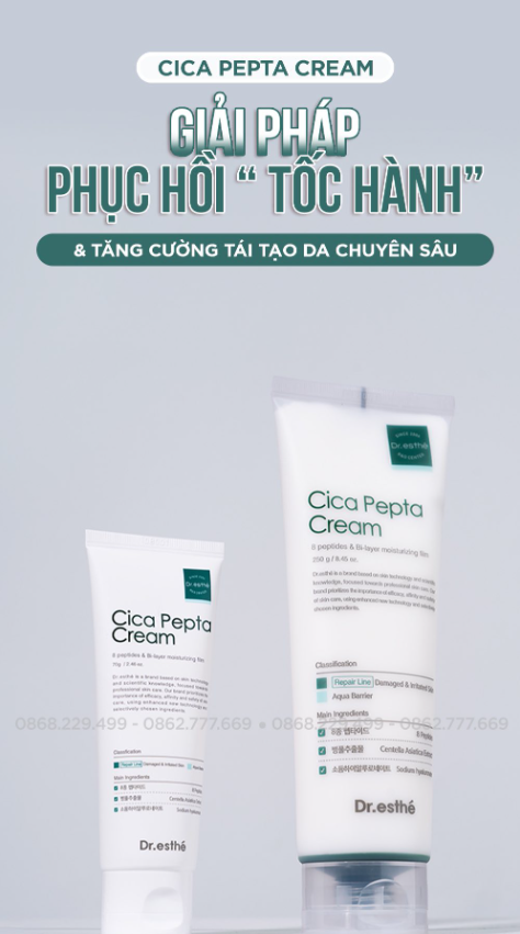 Dr esthe Cica Pepta Cream 250ml (CTY)