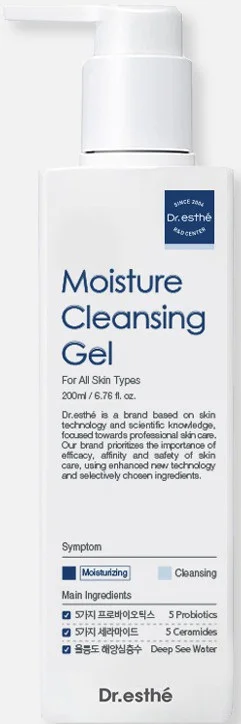 Dr esthe Moisture Cleansing Gel Rửa Mặt 200ml (CTY)