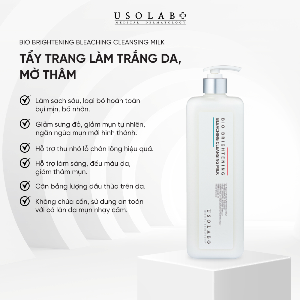 Usolab Bio Brightening Blenaching Cleanser Tẩy Trang 1000Ml (Cty)