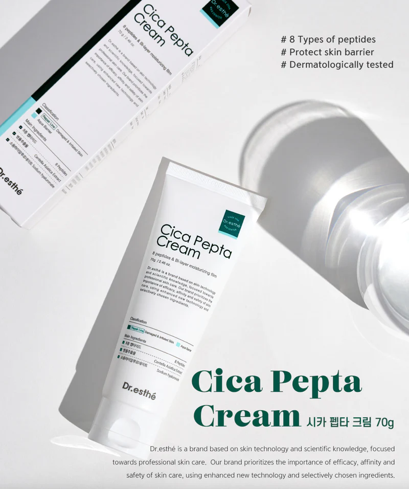 Dr esthe Kem Tái Tạo Da Cica Pepta Cream 70ml (CTY)