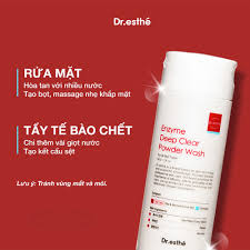 Dr esthe Enzyme Deep Clear Powder Wash 50ml (CTY)