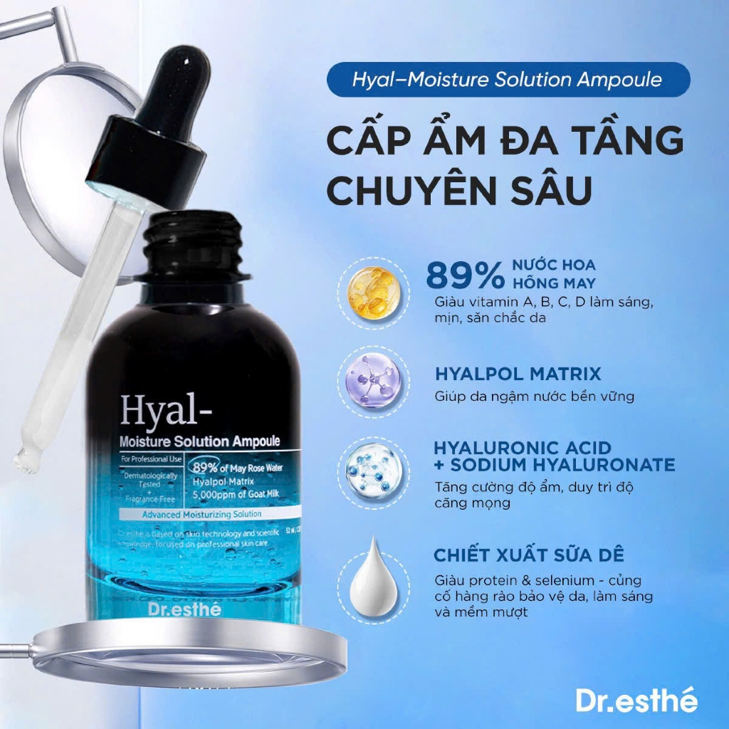 Dr esthe Hyal-Moisture Solution Ampoule 52ml (CTY)