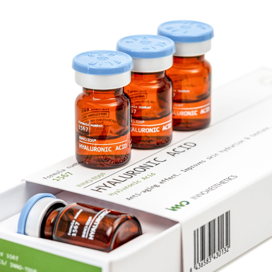 Inno Hyaluronic Acid (1567) Meso Căng Bóng, Cấp Nước 2,5Ml X 4 Ống (Nđ) - Hộp