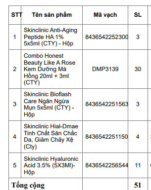 Skinclinic Hial-Dmae Tinh Chất Săn Chắc Da, Giảm Chảy Xệ (Cty)
