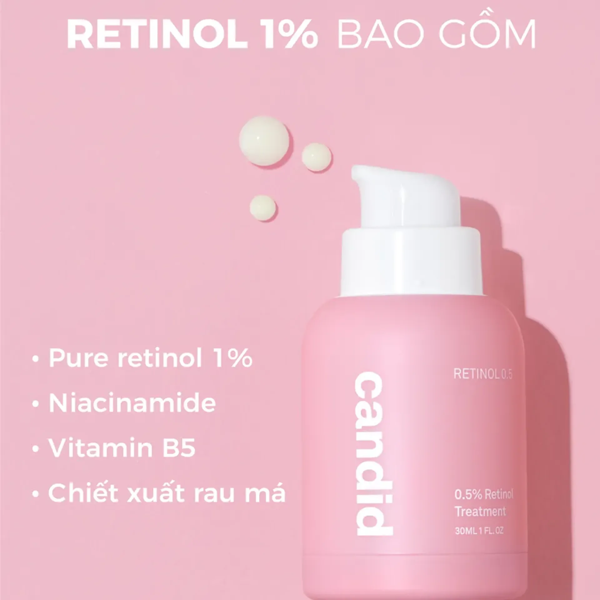 Candid 1.0 Retinol Treatment 30Ml (Cty)