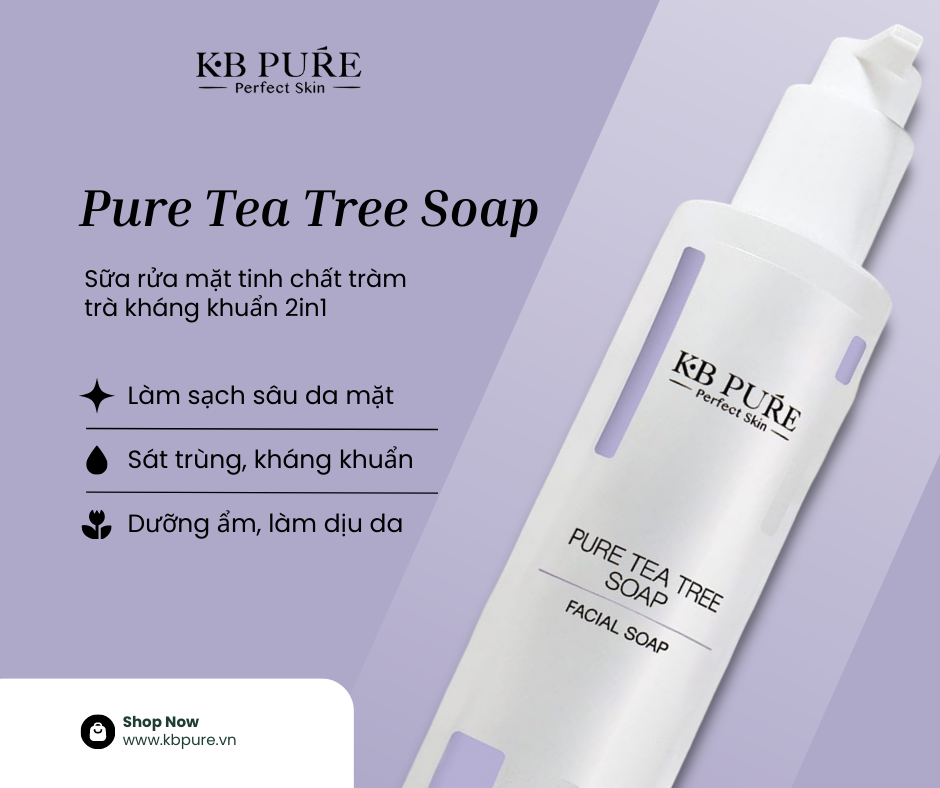 Kb Pure Gel Rửa Mặt Tràm Trà Tea Tree Soap 250Ml (Cty)