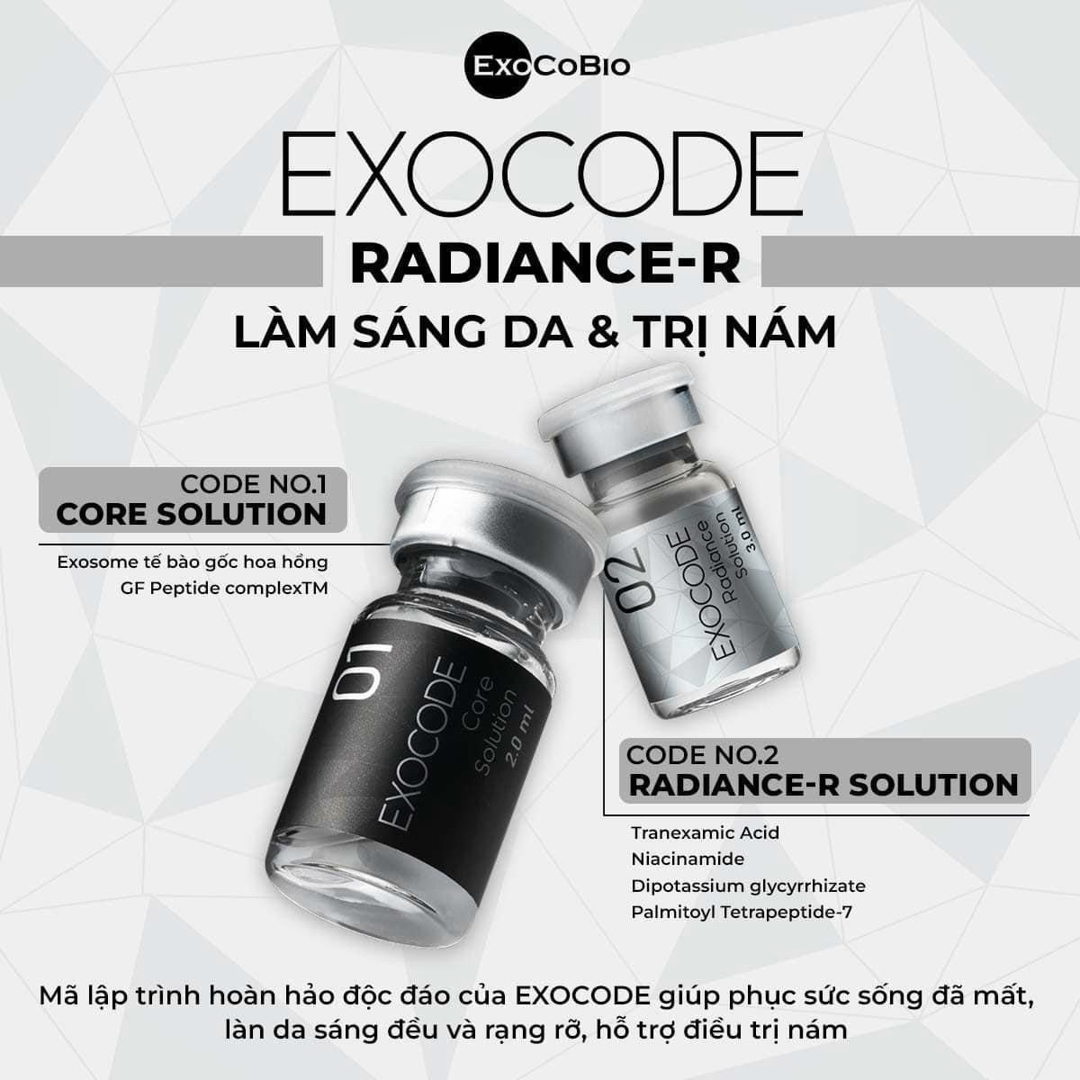 Meso Exocode Radiance – R Cấy Làm Sáng Da Và Điều Trị Nám (Cty) - Cặp Lẻ