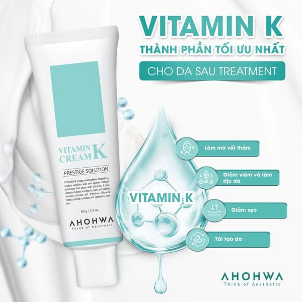 Ahohwa Kem Dưỡng Vitamin K Prestige Solution 50g - Xanh Biển (Cty)