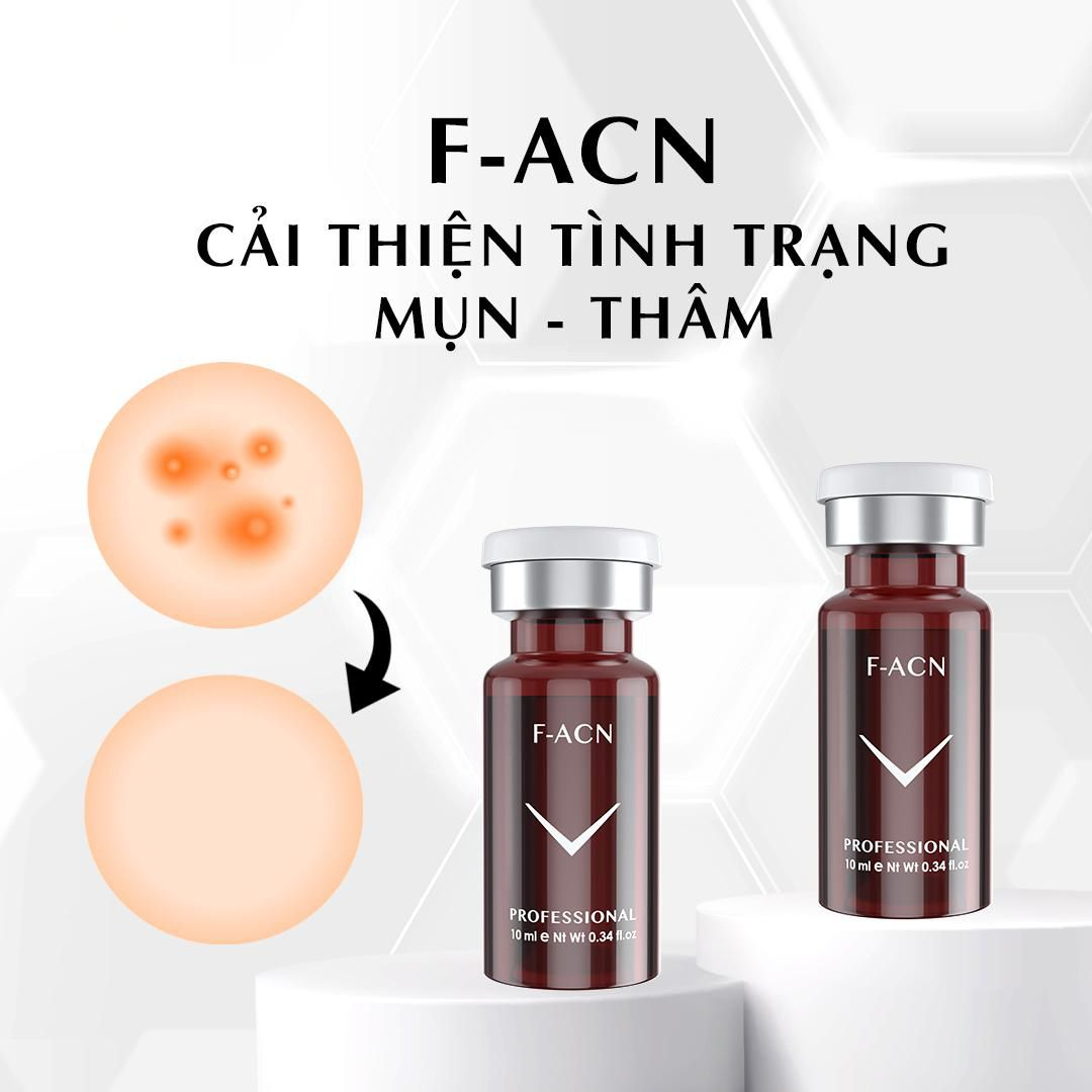 Fusion Meso F-Acn Kháng Viêm, Điều Trị Mụn Và Thâm Mụn 5 X 10Ml (Cty)