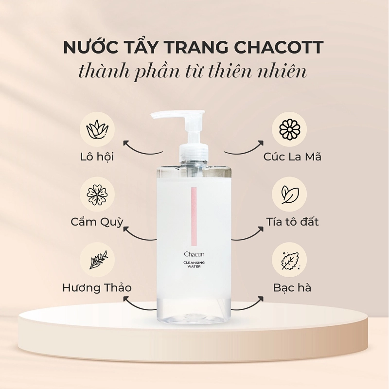 Nước Tẩy Trang Chacott For Professionals 500Ml (Cty)