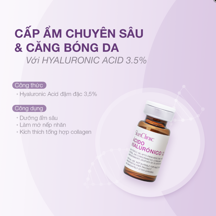 Skinclinic Hyaluronic Acid 3.5% (5X3Ml)- Hộp