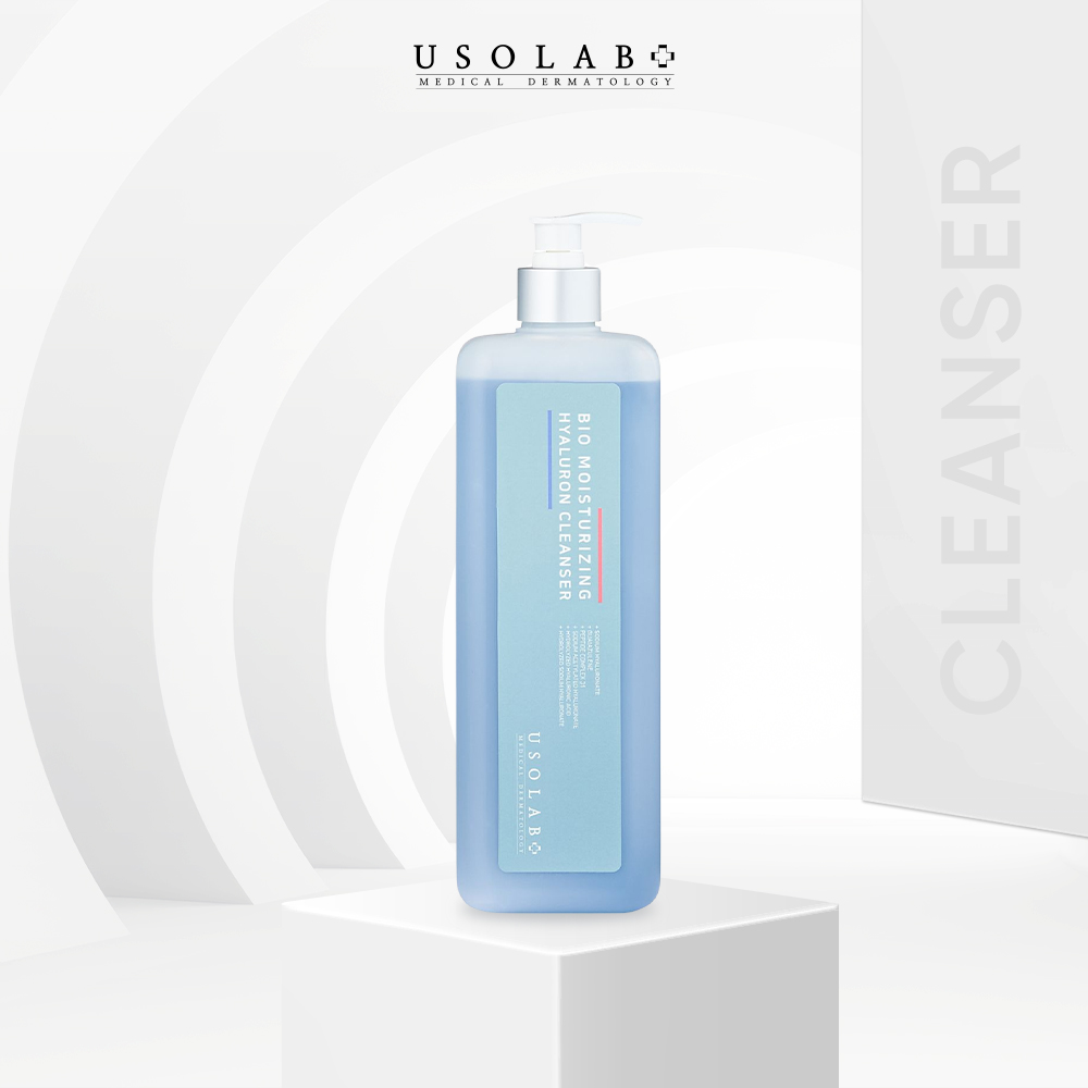 Usolab Sữa Rửa Mặt Bio Moisturizing Hyaluron Cleanser 1000Ml - Màu Xanh (CTY)