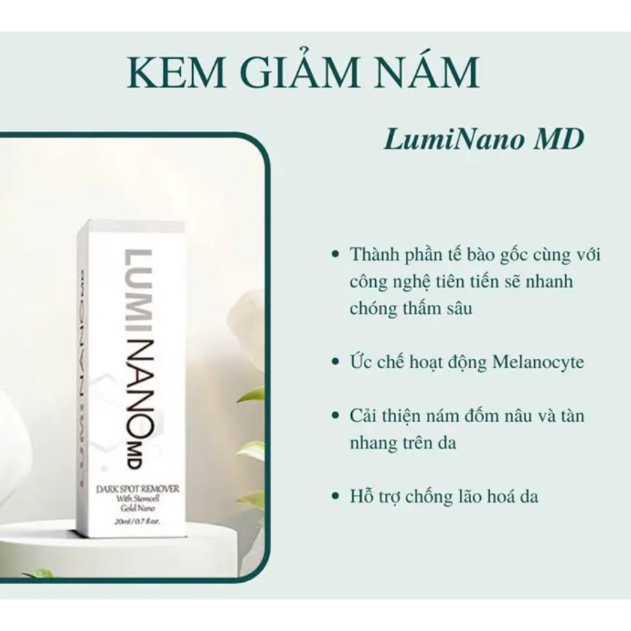 Lumi Nano Md Dark Spot Remover Kem Hỗ Trợ Giảm Nám 20Ml (Cty)