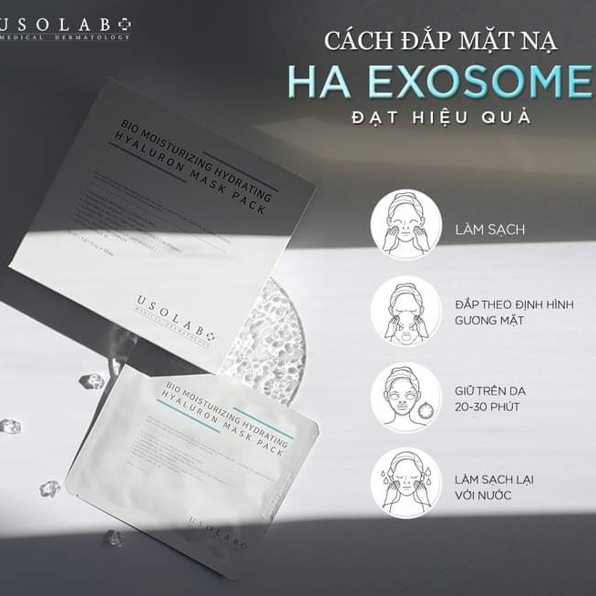 Usolab Mặt Nạ Bio Moisturizing Hydrating Hyaluron Mask Pack- Hộp