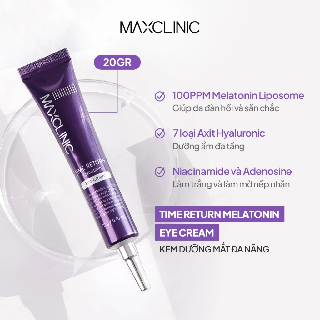 Maxclinic Kem Mắt Trẻ Hoá Chống Lão Hoá 20G (Cty)