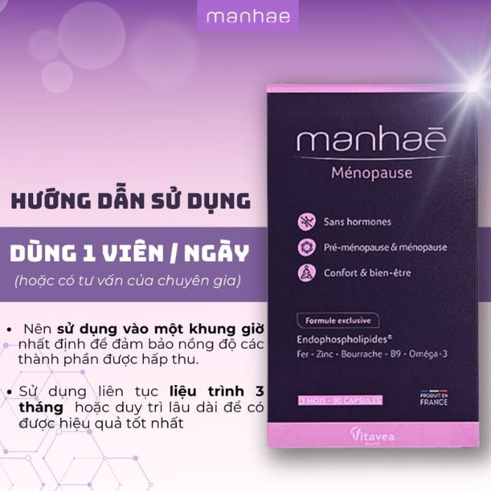 Manhae Viên Uống Nội Tiết 60 Viên (Cty)