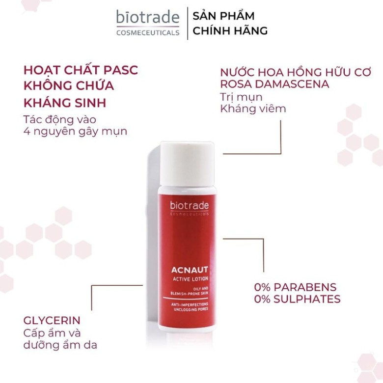 Biotrade Bôi Mụn Acnaut Active Lotion 15Ml (Cty)