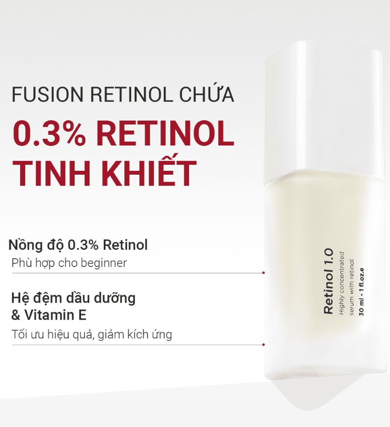 Fusion Retinol 1.0 Meso Therapy 30Ml - Màu Trắng (Cty)