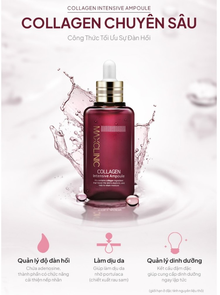 Maxclinic Serum Collagen Căng Bóng 100Ml-Tím (Cty)