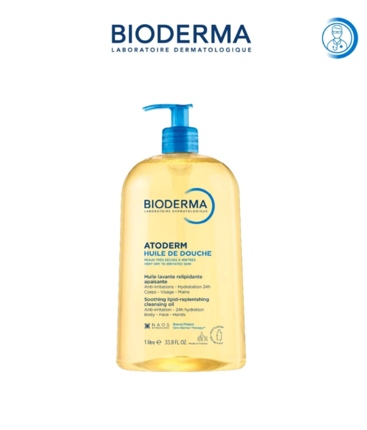 Bioderma Dầu Tắm Atoderm Huile de Douche 1000ml (CTY)
