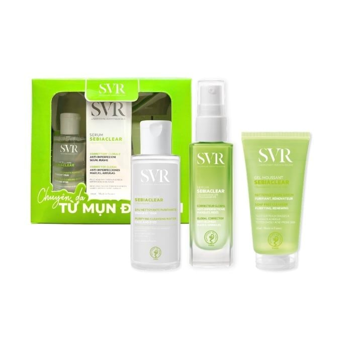 Combo chăm sóc da dầu mụn SVR  (Cty)
