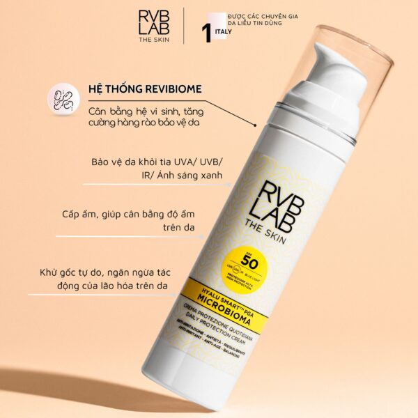 RVBLAB Kem dưỡng The Skin Microbioma SPF 50 ( 50ml ) - (CTY)