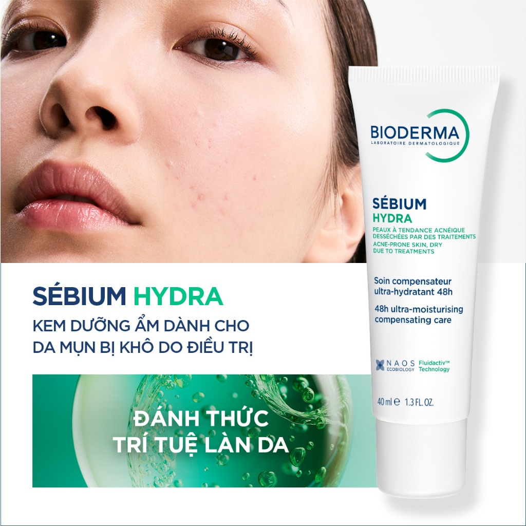 BIODERMA  SEBIUM Hydra Kem dưỡng ẩm 40ml (CTY)