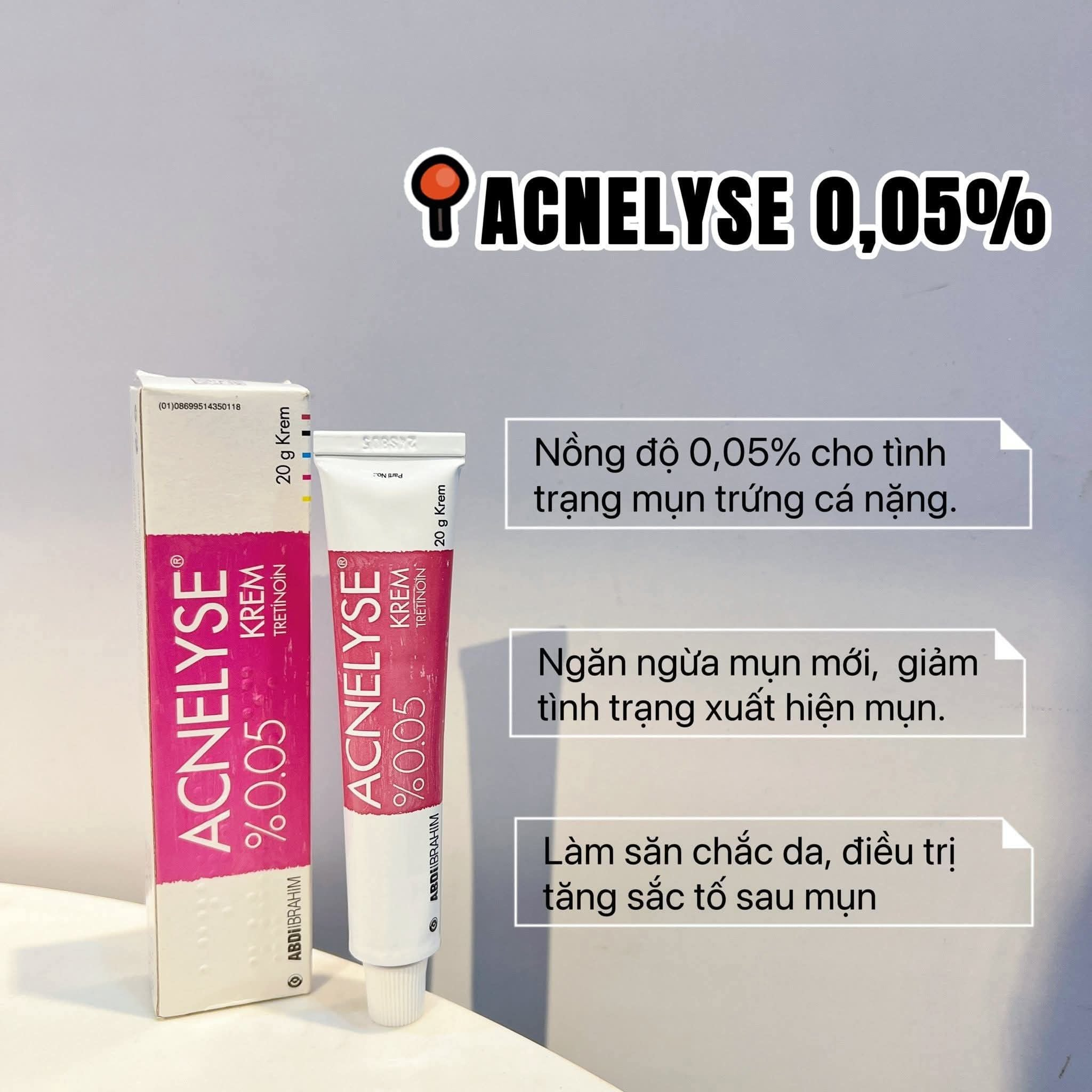 Acnelyse Krem Tretinoin 0.05% 20G