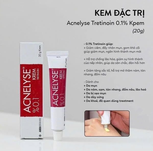 Acnelyse Krem Tretinoin 0.1% 20G