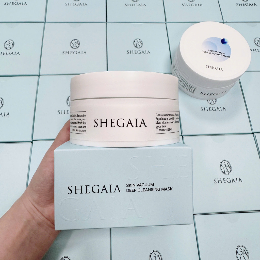 Shegaia Mặt Nạ Hỗ Trợ Giảm Dầu Vacuum Deep Cleansing Mask 150g (CTY)