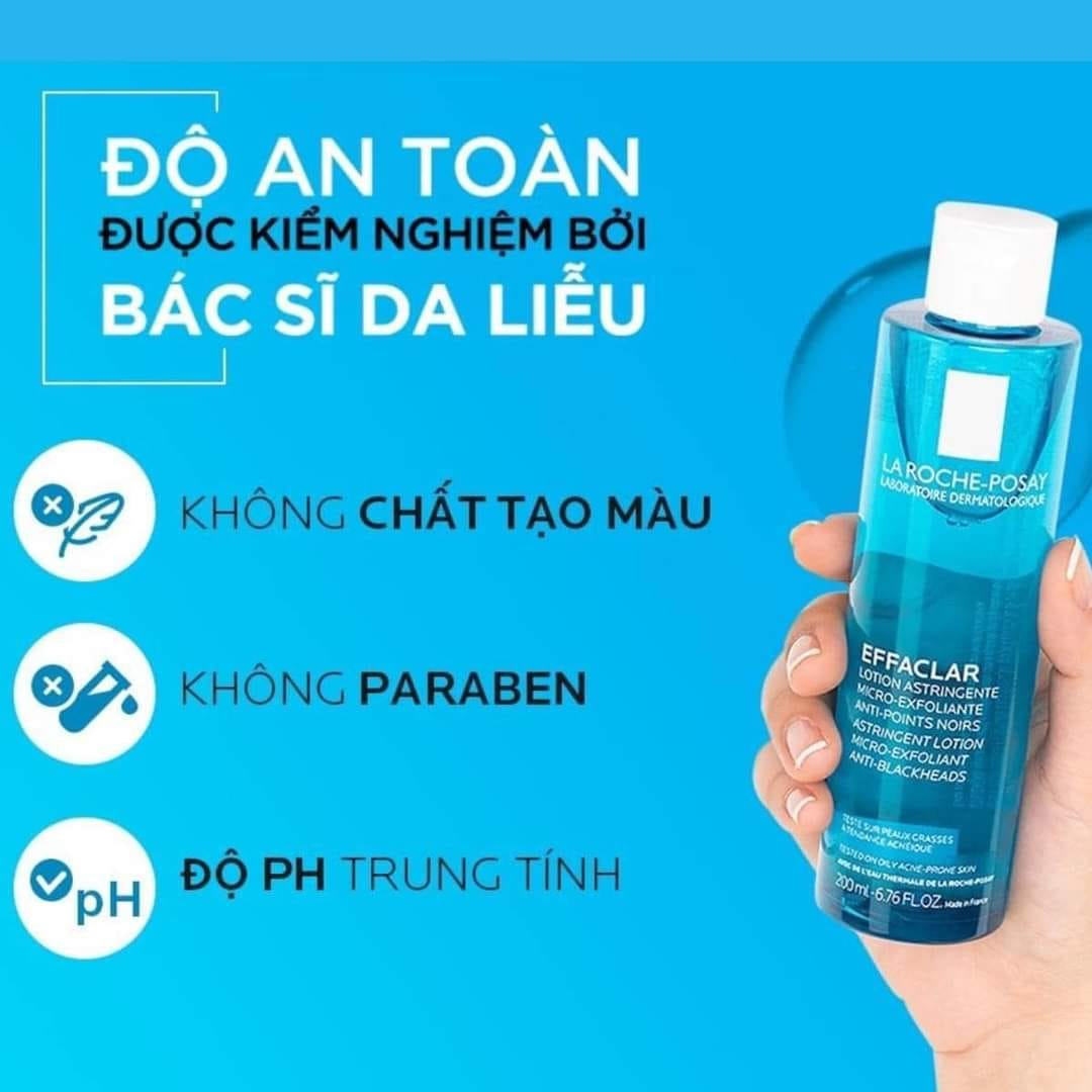 Laroche-Posay Toner Cho Da Dầu Effaclar Lotion Astringente 200Ml (CTY)
