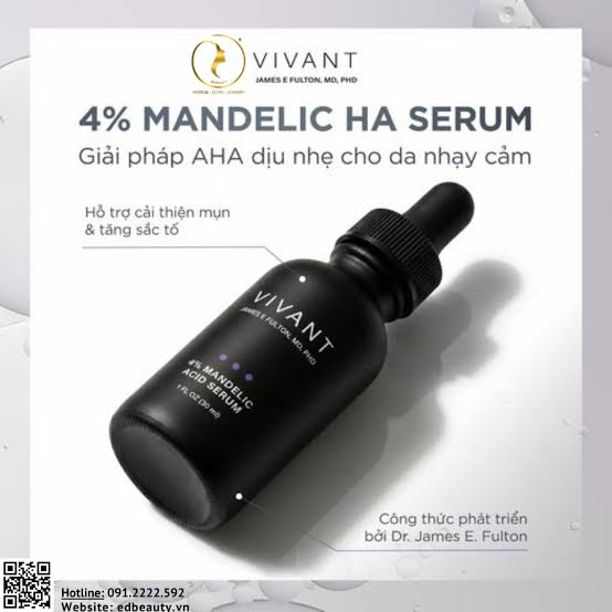 Vivant 4% Mandelic HA Serum Hỗ Trợ Tái Tạo Da 30Ml (Cty)
