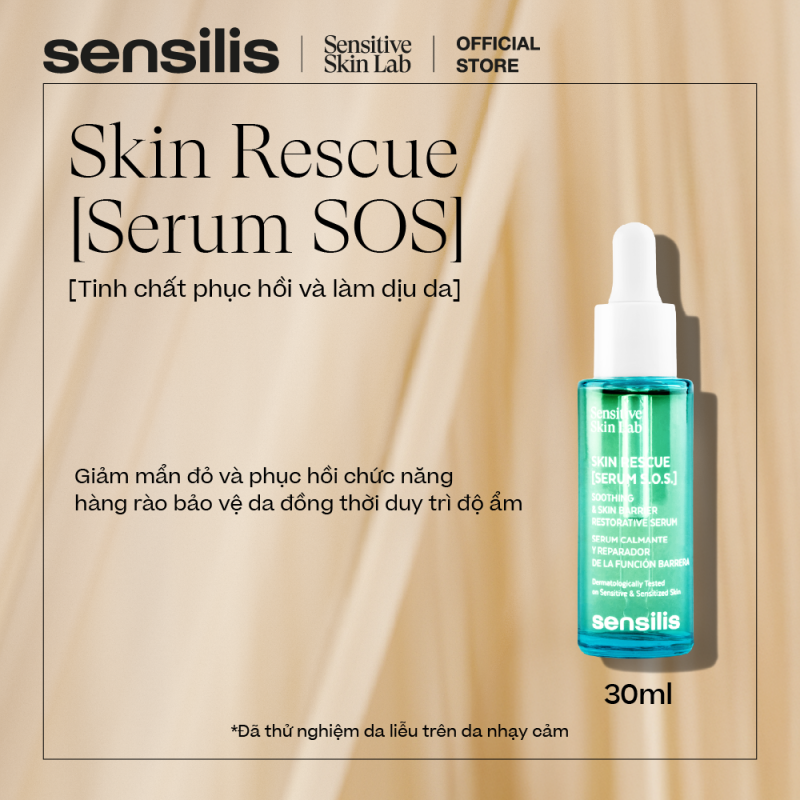 Sensilis Tinh Chất Làm Dịu Da Skin Rescue Serum SOS 30ml (CTY)