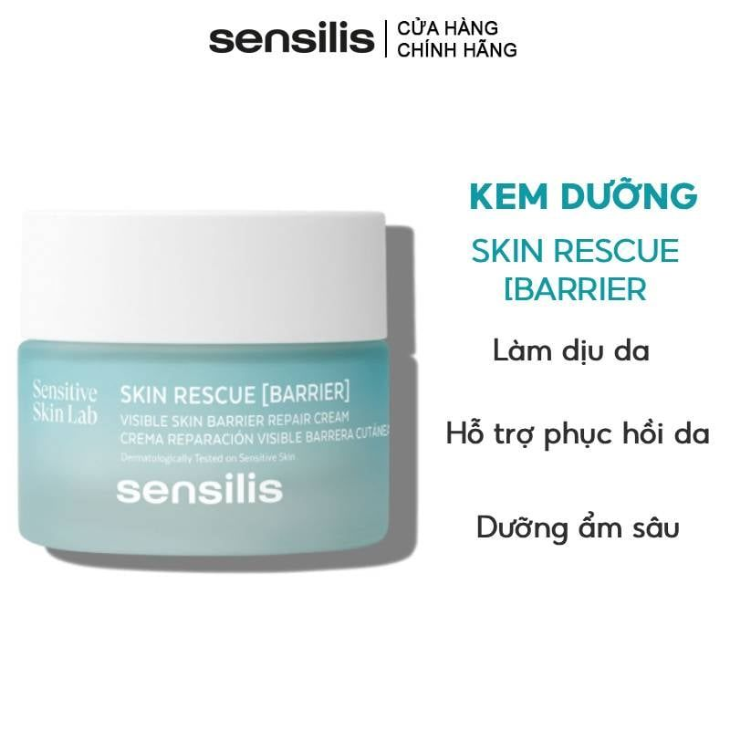 Sensilis Kem Dưỡng Da Skin Rescue Barrier 50ml (CTY)
