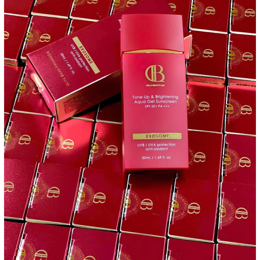 Cella Beauty Lab Kem Chống Nắng Tone Up & Brighteing Aqua Gel Sunscreen 50ml (CTY)
