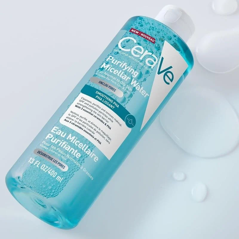 Cerave Nước Tẩy Trang Cho Da Dầu Purifying Micellar Water 400ml (CTY)